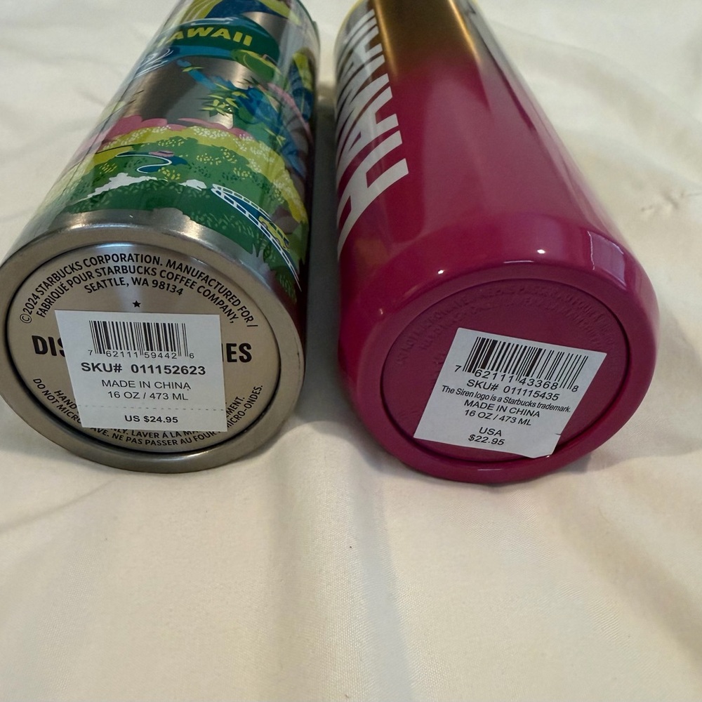 Starbucks Hawaii Stainless Steel Tumbler - Set of Two - Picture 3 of 3